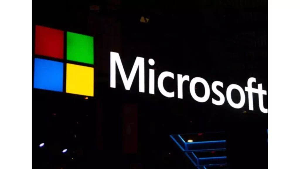 Microsoft with Logo; microsoft.com