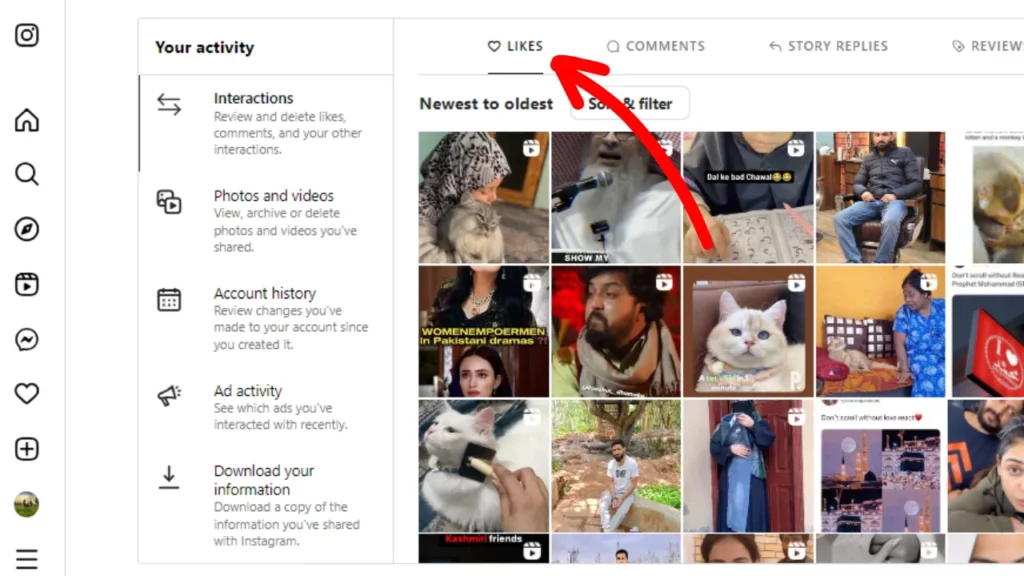 How to Find Your Liked Videos on Instagram