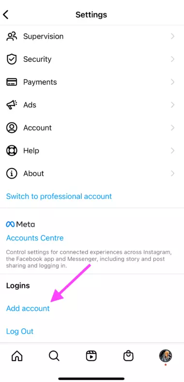Instagram Shadow Pages