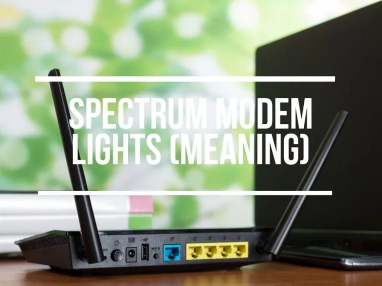 Spectrum lights mean; Spectrum Modem Flashing Blue and White 