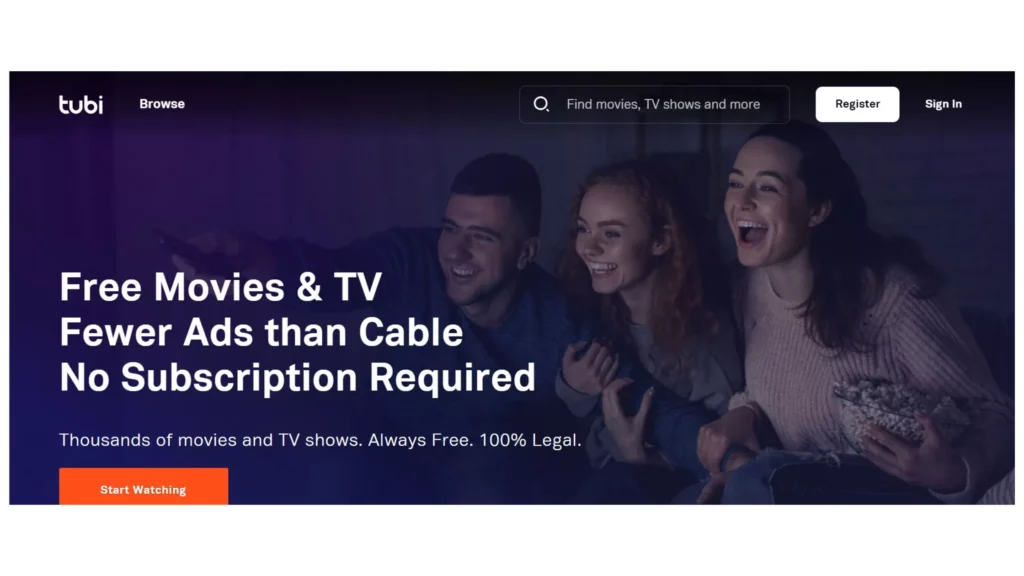Tubi TV; Sites to Download Movies for Free