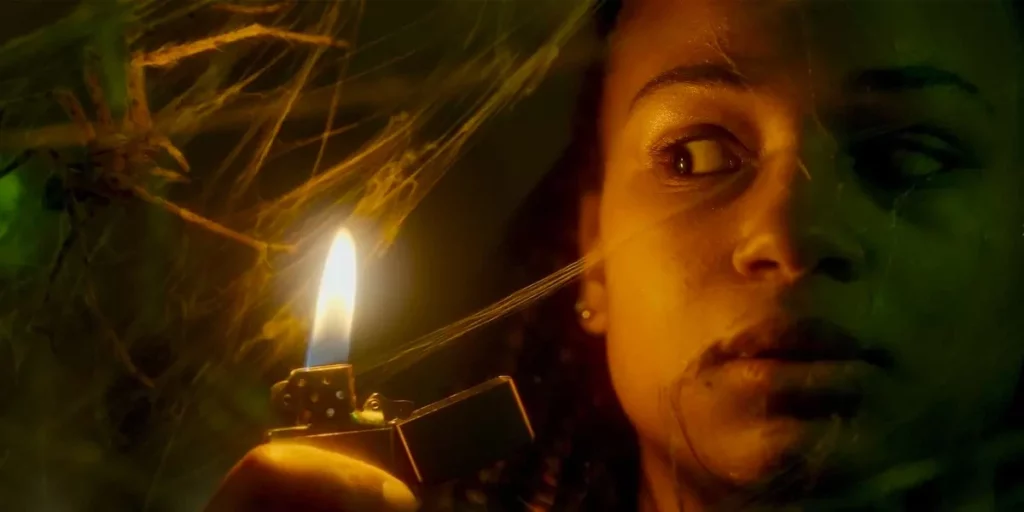 A girl lights up the dark place; Where To Watch Infested Movie 2023