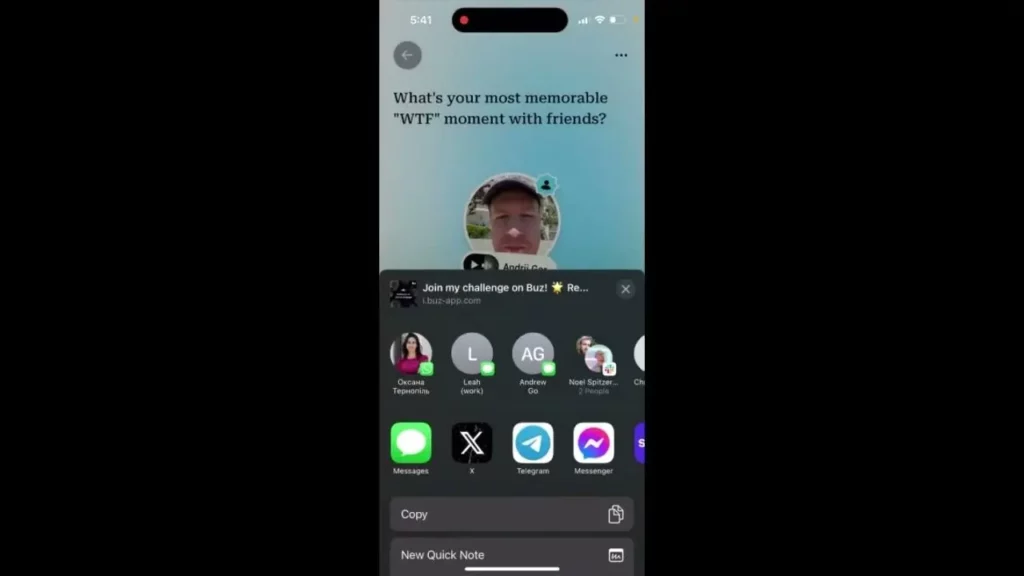 How to Invite Others to Join a Challenge on Buz App?