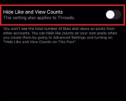 Hide Like and Share Counts Feature on Threads