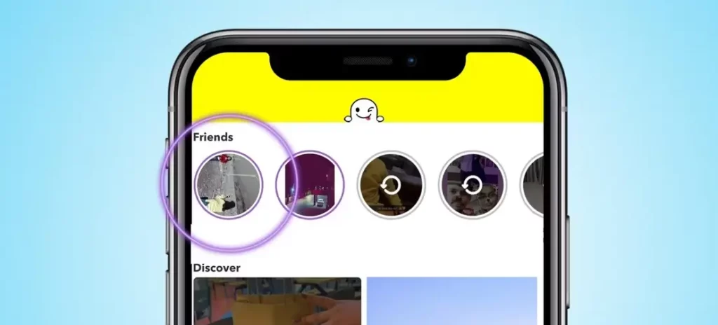 What Does the Purple Circle Mean on Snapchat