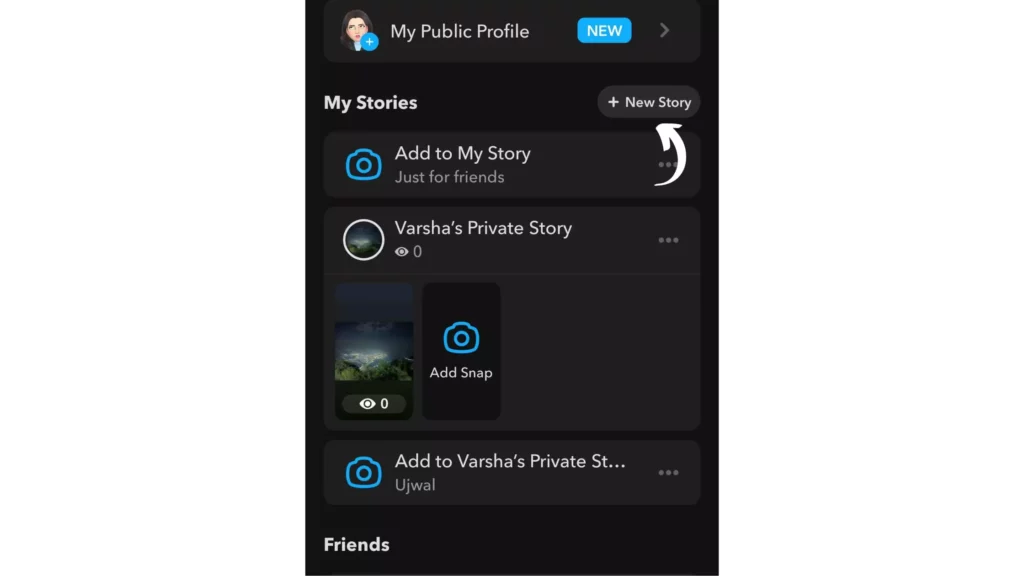 How to Create a New Private Story After Posting One?