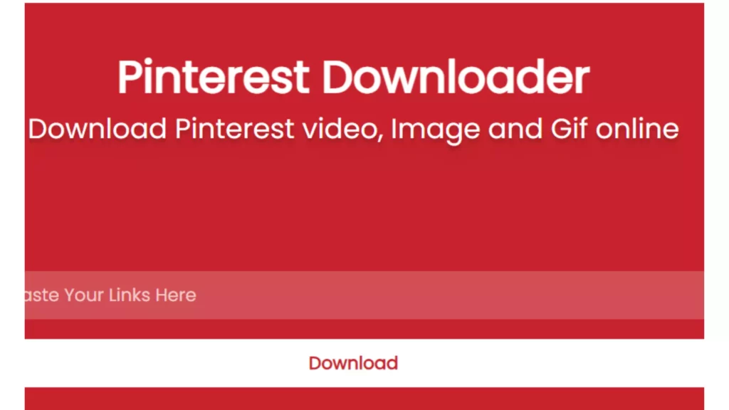 Онлайн-загрузчик видео Pinterest без водяных знаков