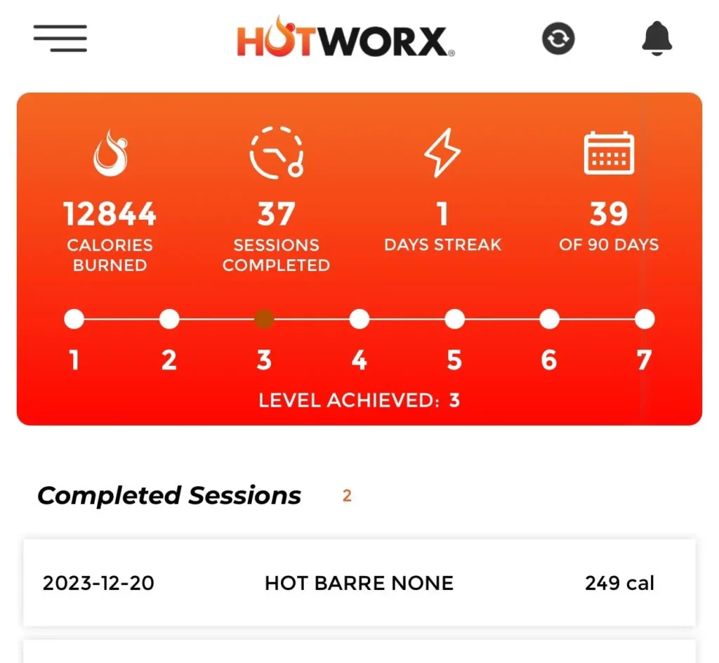 Hotworx app; Hotworx app not working