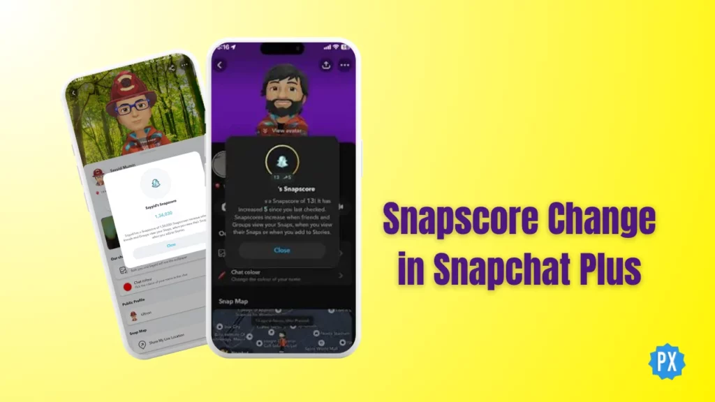 Snapscore Change in Snapchat Plus