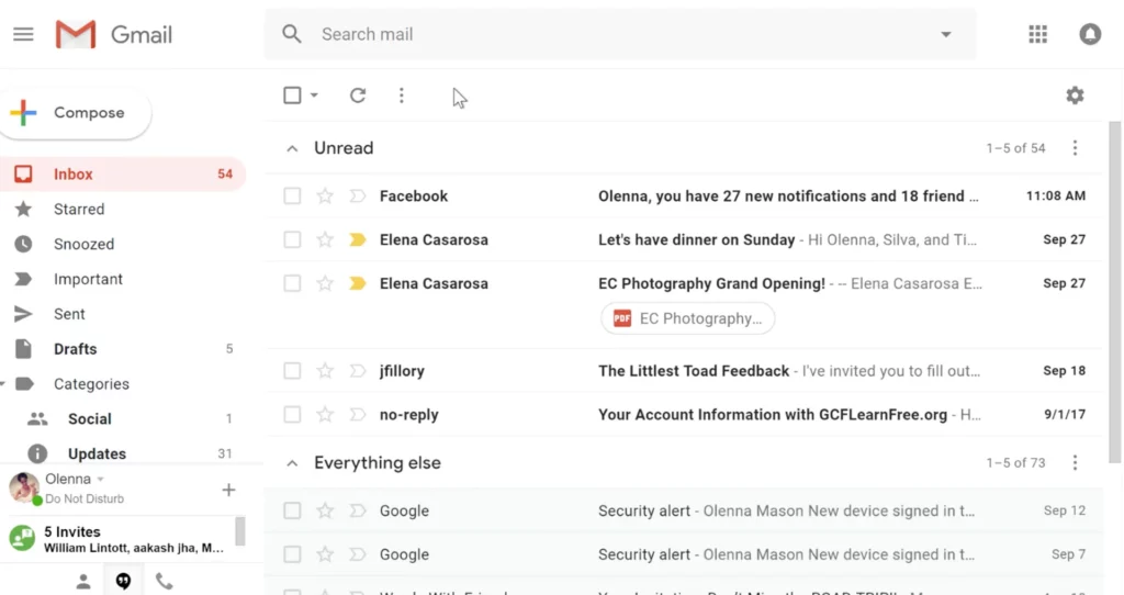 Gmail; Gmail Attachment Preview Not Working