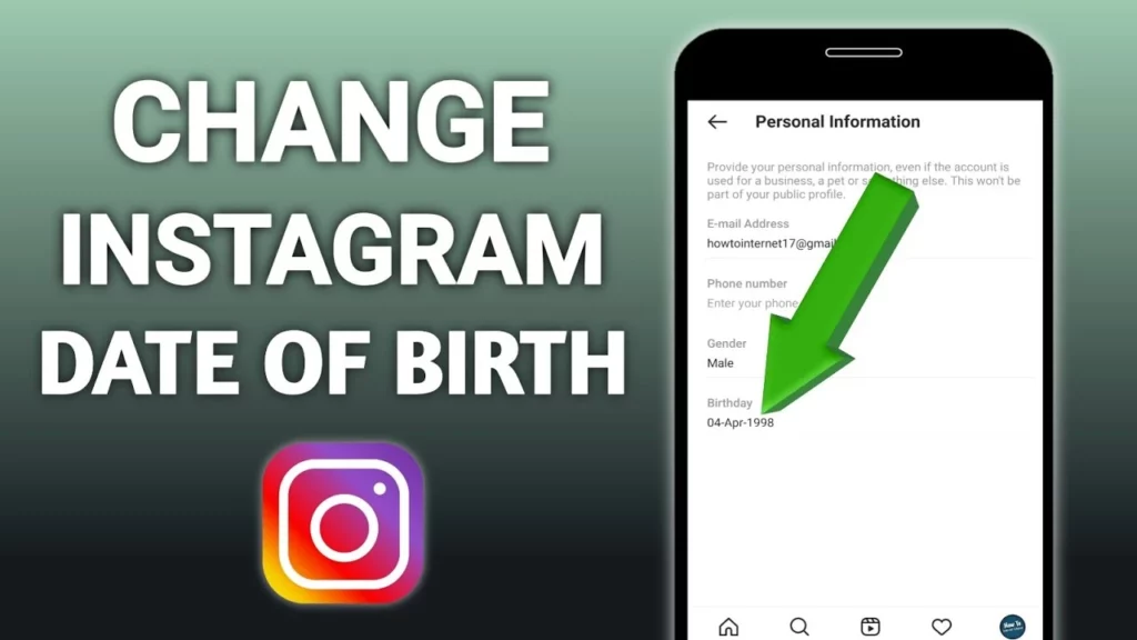 Как изменить свой день рождения в Instagram?
