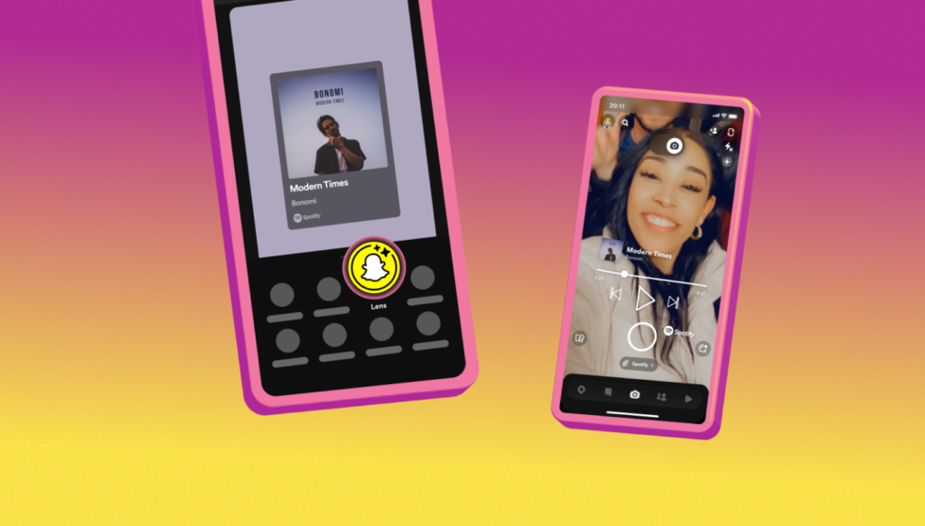 How to Share Track Lens From Spotify to Snapchat