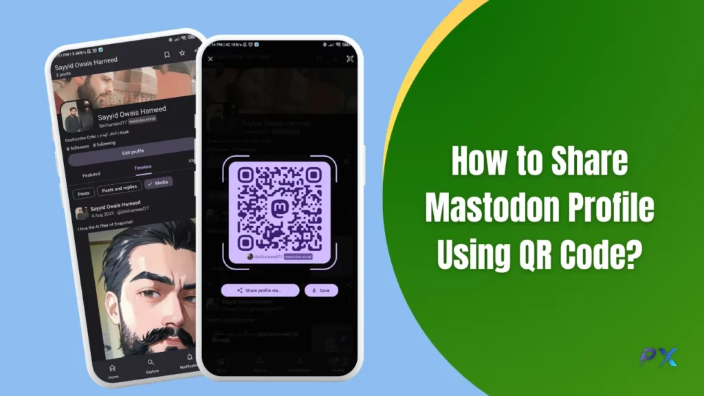 How to Share Mastodon Profile Using QR Code